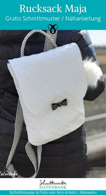 Rucksack maja cityrucksack klein naehen kostenlos schnittmuster gratis pdf download naehidee