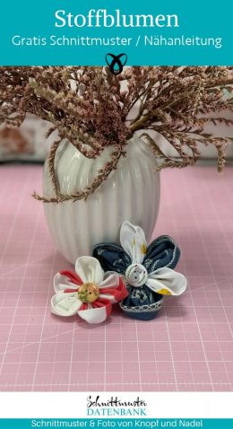 Stoffblumen naehen kostenlos schnittmuster gratis pdf download naehidee