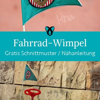Fahrrad Wimpel Fahne Kinder Bobbycar naehen kostenlos schnittmuster gratis pdf download naehidee
