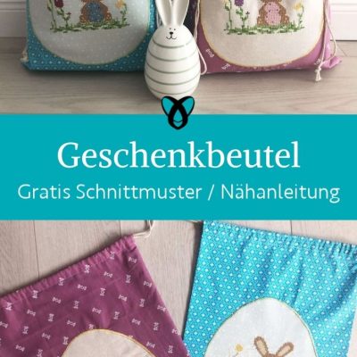 Geschenkbeutel naehen kostenlos gratis Freebook naehidee naehanleitung