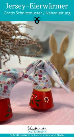 Jersey Eierwärmer Ostern naehen kostenlos schnittmuster gratis pdf download naehidee