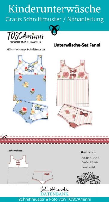 Kinder unterwaesche unterhemd unterhose naehen kostenlos schnittmuster gratis pdf download naehidee