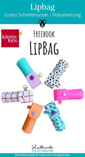 Lipbag anhaenger bonbon shaker naehen kostenlos schnittmuster gratis pdf download naehidee