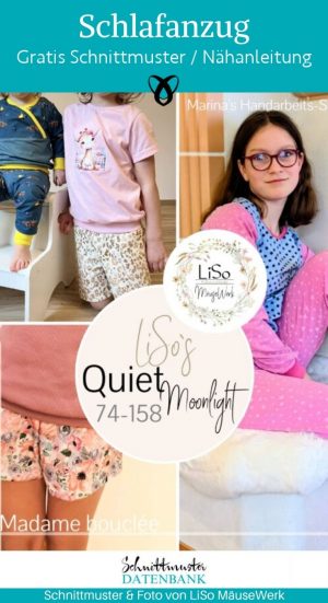 Schlafanzug kinder maedchen jungs naehen kostenlos schnittmuster gratis pdf download naehidee