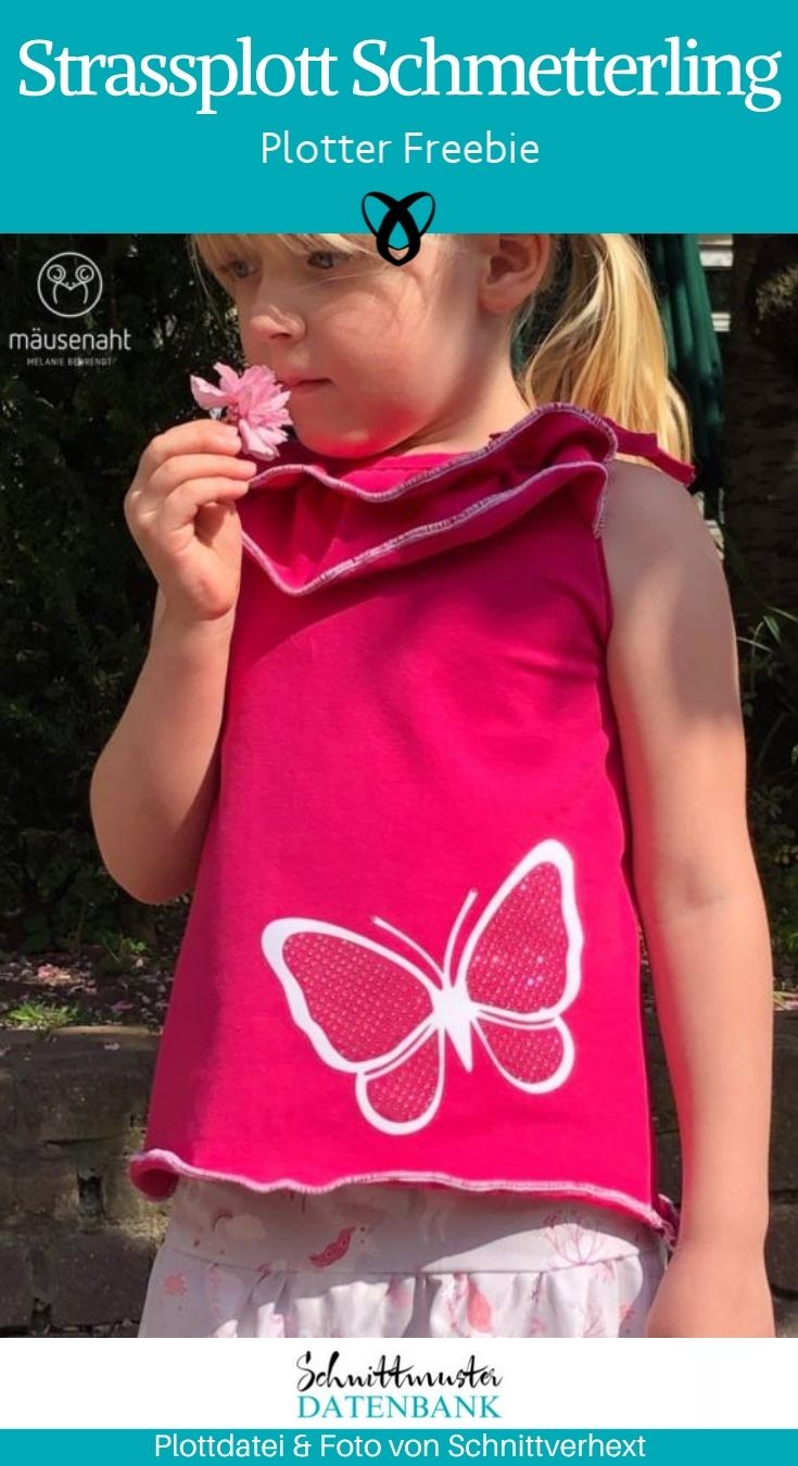Strassplot Schmetterling glitzer plottdatei plotter freebie kostenlos gratis download
