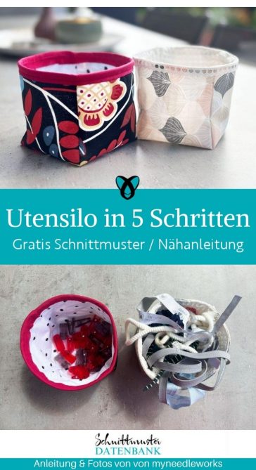 Utensilo einfach naehen kostenlos gratis Freebook naehidee naehanleitung