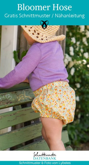Bloomer Hose babys windelhose naehen kostenlos schnittmuster gratis pdf download naehidee