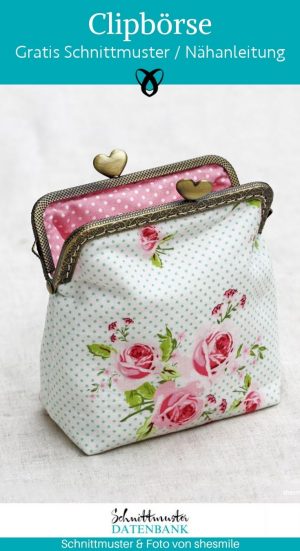 Clipboerse mit buegel naehen kostenlos schnittmuster gratis pdf download naehidee