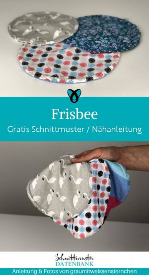 Frisbee aus stoff naehen kostenlos gratis Freebook naehidee naehanleitung