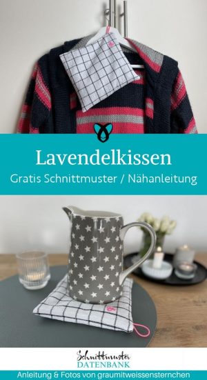Lavendelkissen einfach naehen kostenlos gratis Freebook naehidee naehanleitung