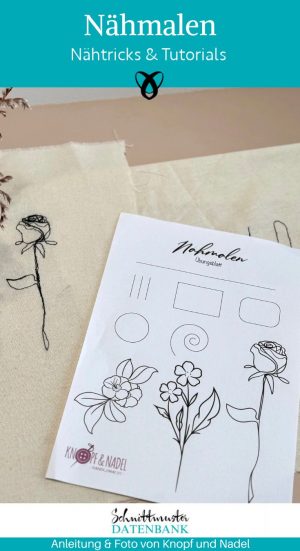 Naehmalen blumen anleitung vorlage freebie kostenlos gratis download