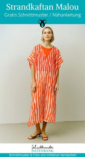 Strandkaftan damen frauen naehen kostenlos schnittmuster gratis pdf download naehidee
