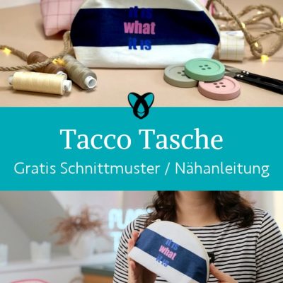Tacco tasche kosmetiktasche naehen kostenlos schnittmuster gratis pdf download naehidee