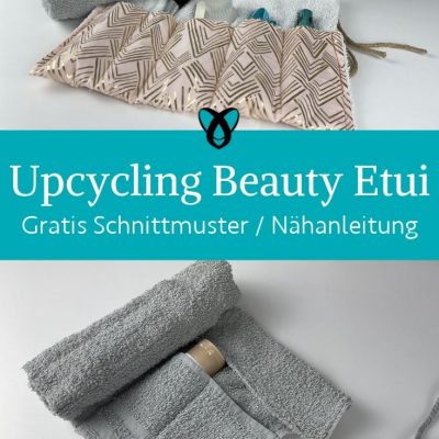 Upcycling beauty etui handtuch naehen kostenlos gratis Freebook naehidee naehanleitung