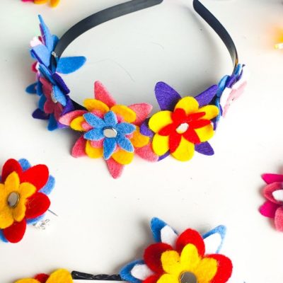 Filzblumen diy anleitung basteln idee freebie kostenlos gratis