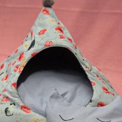 Katzenhoehle katzenbett kuschelhoehle katze naehen kostenlos gratis Freebook naehidee naehanleitung