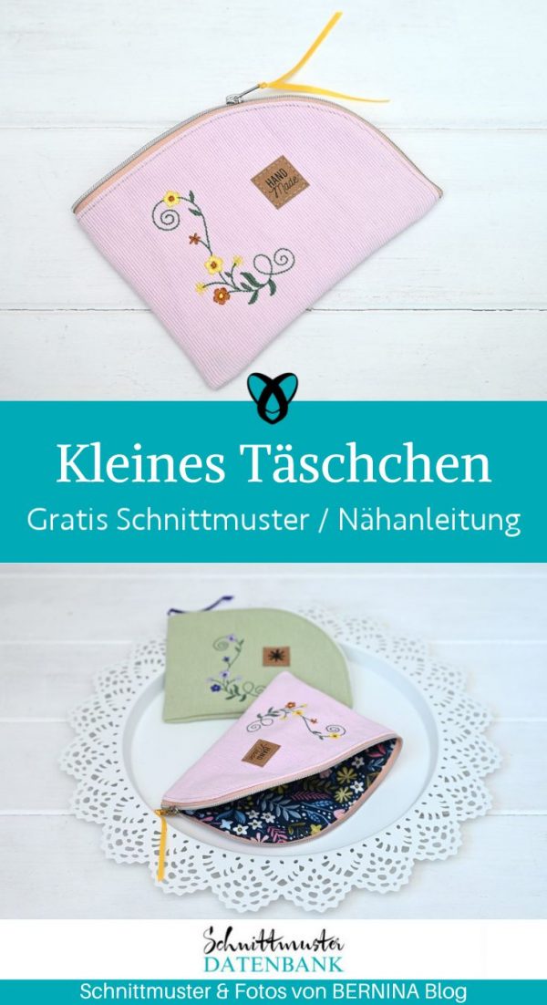 Kleines T schchen N hen Kostenlose Schnittmuster Datenbank
