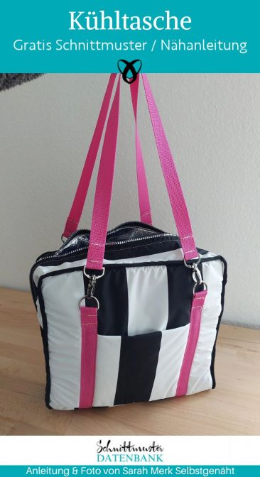Kuehltasche tasche picknick naehen kostenlos gratis Freebook naehidee naehanleitung