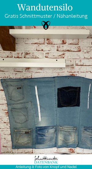 Wandutensilo Jeans Upcycling naehen kostenlos gratis Freebook naehidee naehanleitung