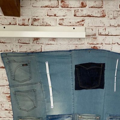 Wandutensilo Jeans Upcycling naehen kostenlos gratis Freebook naehidee naehanleitung