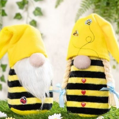 bienen wichtel paar gartenzwerg naehen kostenlos schnittmuster gratis pdf download naehidee