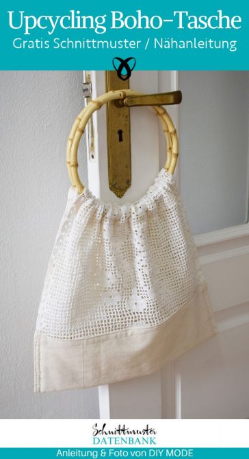 Boho Tasche Upcycling naehen kostenlos gratis Freebook naehidee naehanleitung
