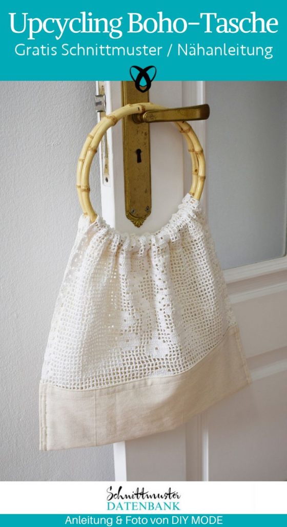 Boho Tasche Upcycling naehen kostenlos gratis Freebook naehidee naehanleitung