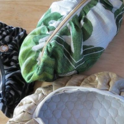 Faltentasche schminktasche naehen kostenlos gratis Freebook naehidee naehanleitung