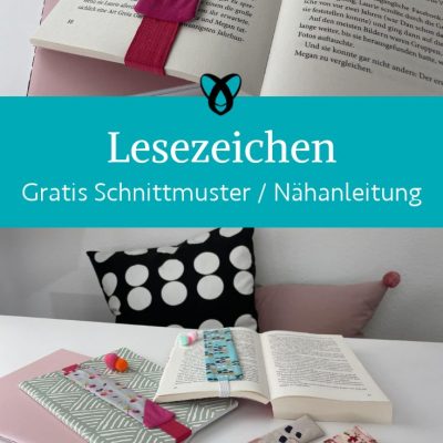 Lesezeichen aus stoff naehen kostenlos schnittmuster gratis pdf download naehidee