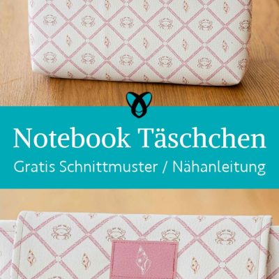 Notebook taeschchen naehen kostenlos schnittmuster gratis pdf download naehidee
