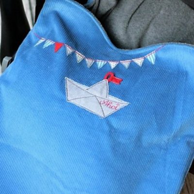 Papierschiff ahoi stickvorlage freebie kostenlos gratis download