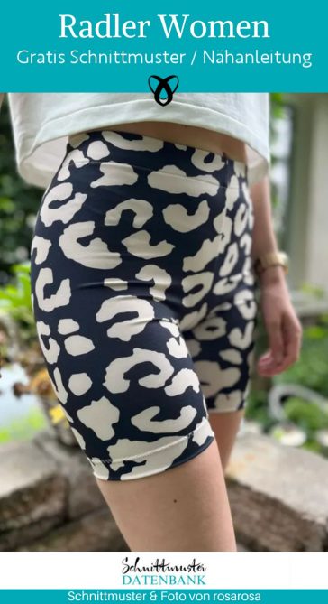 radler women naehen radlerhose fuer damen kostenloses schnittmuster