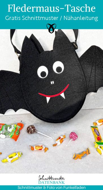 fledermaus tasche fredi halloween naehen kostenlos schnittmuster gratis pdf download naehidee