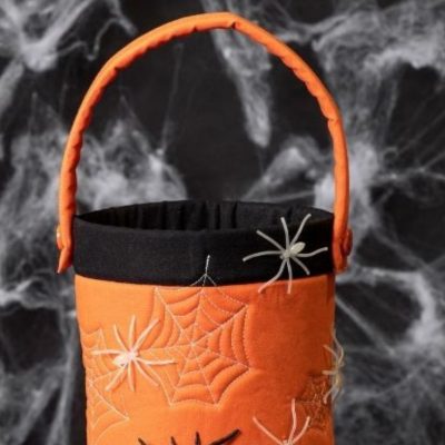 halloween sammeltasche spinnen suessigkeiten naehen kostenlos gratis freebook naehidee naehanleitung