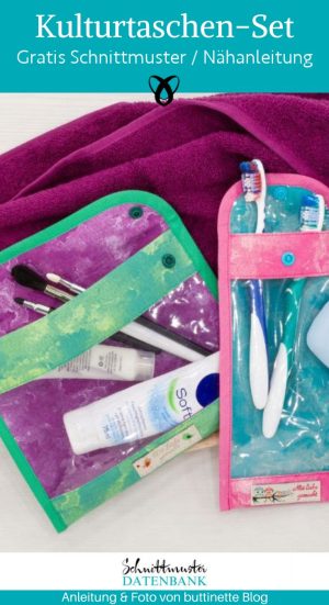 kulturtaschen set naehen kostenlose naehanleitung kulturtaschen fuer reisen naehidee gratis