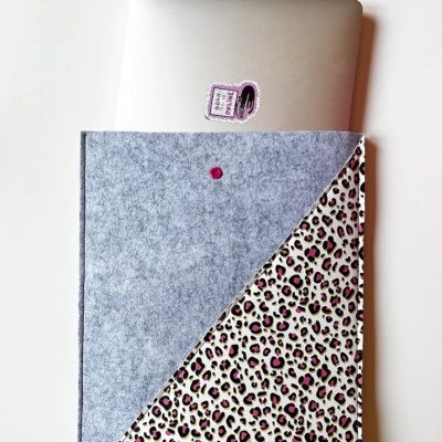 laptop tasche naehen kostenlos schnittmuster filzhuelle mit kunstleder naehidee gratis