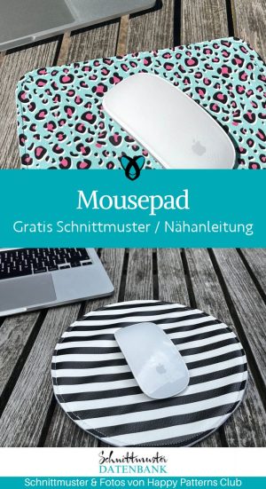mousepad naehen kostenlos schnittmuster fuers buero naehidee gratis