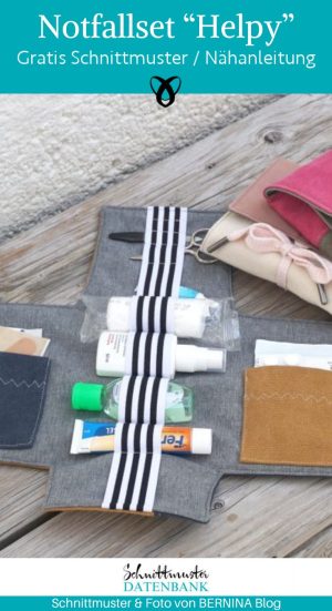notfallset helpy naehen kostenlos schnittmuster notfalltasche in zwei groessen naehidee gratis
