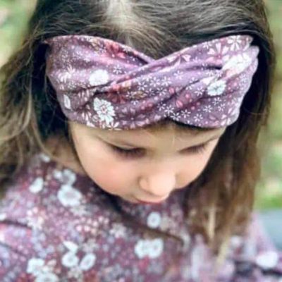 stirnband twirly head naehen kostenlos schnittmuster gedrehtes haarband fuer kinder und damen naehidee
