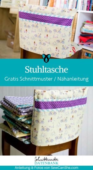 stuhltasche naehen kostenlos naehanleitung stauraum fuer schulmaterial naehidee gratis
