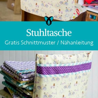 stuhltasche naehen kostenlos naehanleitung stauraum fuer schulmaterial naehidee gratis