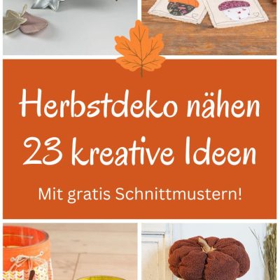 Herbstdeko selber naehen herbst naehideen kostenlose schnittmuster gratis anleitungen ideen