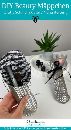 beauty maeppchen kosmetik stoffreste naehen kostenlos schnittmuster gratis pdf download naehidee