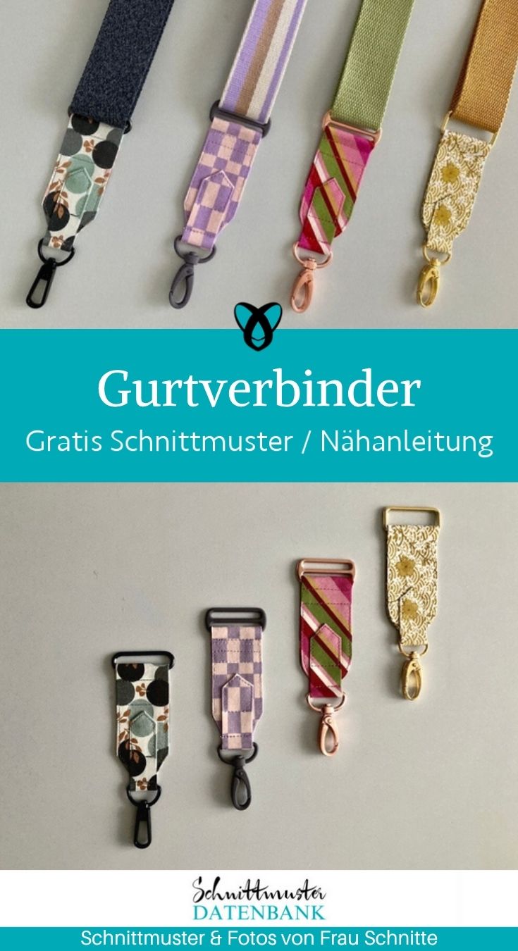 gurtverbinder stoff tasche stoffreste naehen kostenlos schnittmuster gratis pdf download naehidee