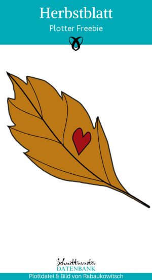 herbstblatt herz herbst plottdatei plotter freebie kostenlos gratis download