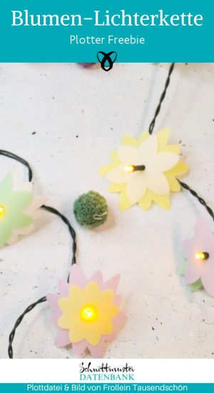 blumen lichterkette jelly vinyl blueten deko plottdatei plotter freebie kostenlos gratis download