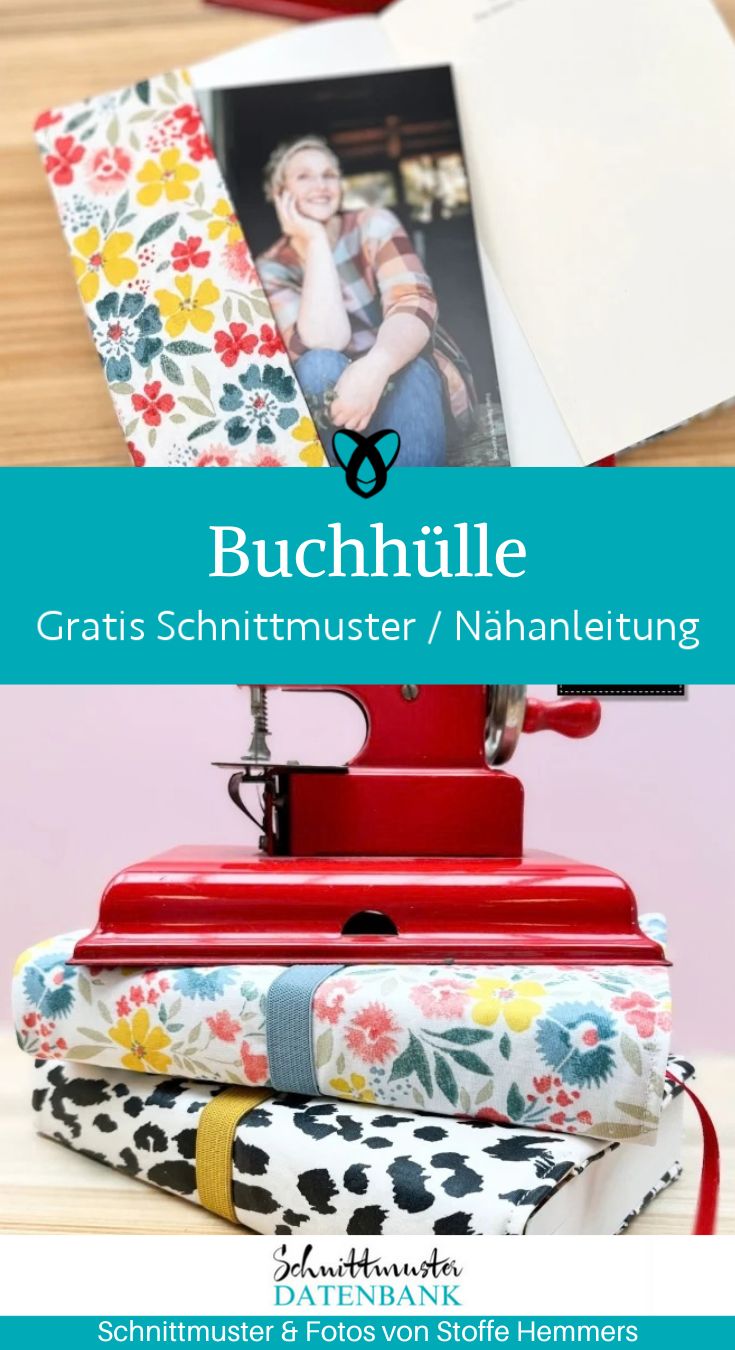 buchhuelle buch stoffreste geschenk naehen kostenlos schnittmuster gratis pdf download naehidee